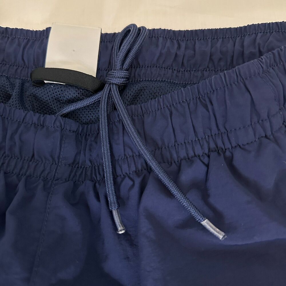 Vintage Niki SB Windbreaker Track Pants Mens Medium Navy Blue Mesh Lined Y2K - Picture 7 of 13